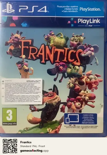 Frantics PlayStation 4, PAL box front