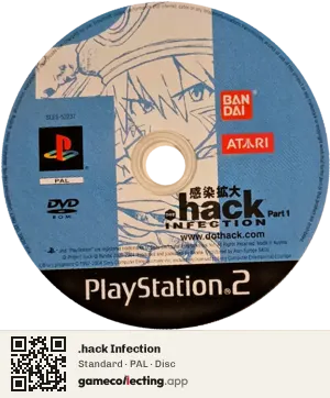 .hack Infection PlayStation 2, PAL disc