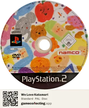 We Love Katamari PlayStation 2, PAL disc