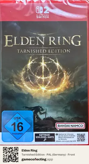 Elden Ring Nintendo Switch 2, Germany box front