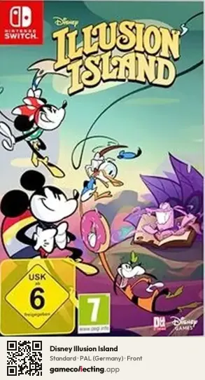 Disney Illusion Island Nintendo Switch, Germany box front