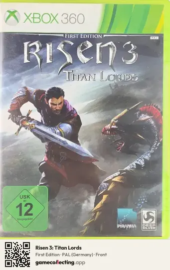 Risen 3: Titan Lords Xbox 360, Germany box front