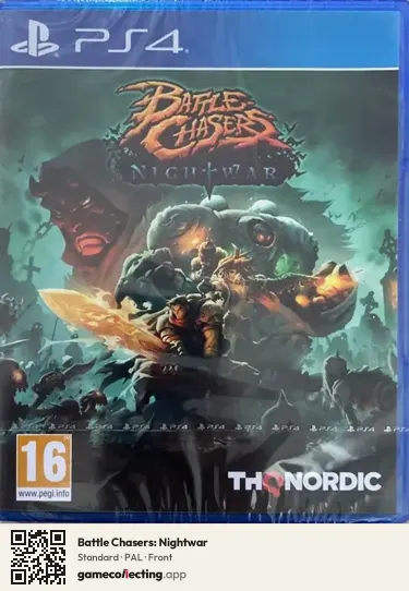 Battle Chasers: Nightwar PlayStation 4, PAL box front