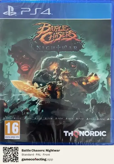 Battle Chasers: Nightwar PlayStation 4, PAL box front