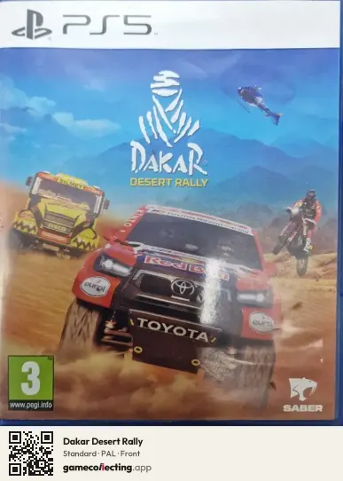 Dakar Desert Rally PlayStation 5, PAL box front