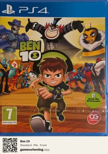 Ben 10 PlayStation 4, PAL box front