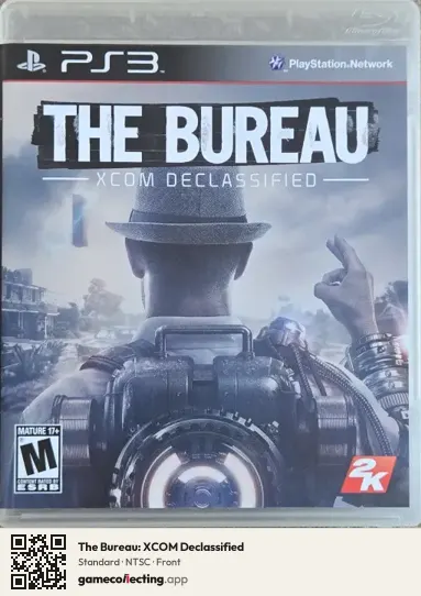 The Bureau: XCOM Declassified PlayStation 3, NTSC box front