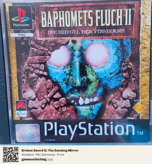 Broken Sword II: The Smoking Mirror PlayStation, Germany box front