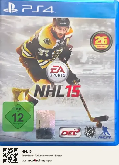 NHL 15 PlayStation 4, Germany box front