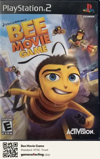 Bee Movie Game PlayStation 2, NTSC box front