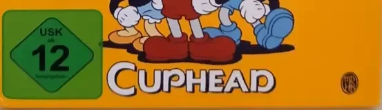 Cuphead, the USK square on its front