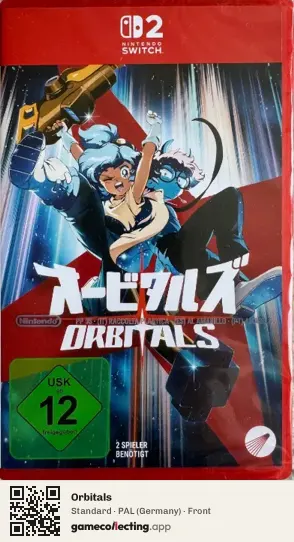 Orbitals Nintendo Switch 2, Germany box front