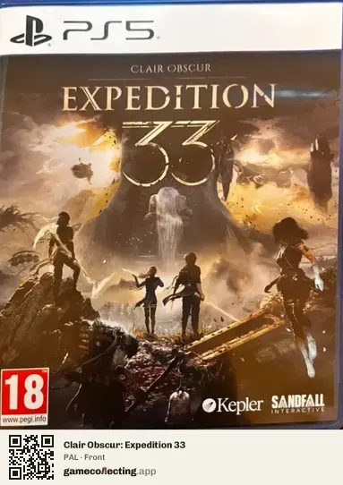 Clair Obscur: Expedition 33 PlayStation 5, PAL box front