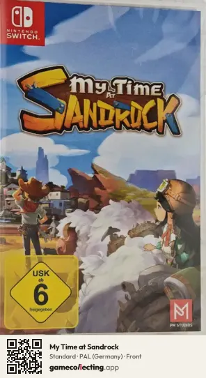 My Time at Sandrock Nintendo Switch, Germany box front