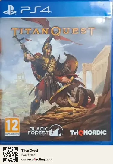 Titan Quest PlayStation 4, PAL box front