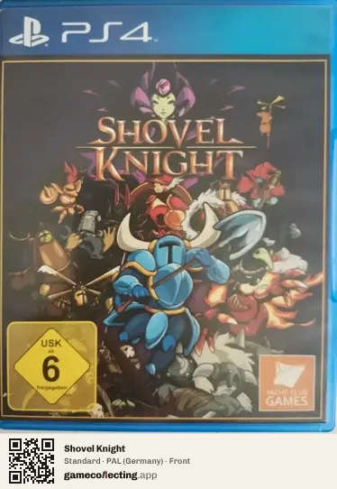Shovel Knight PlayStation 4, Germany box front