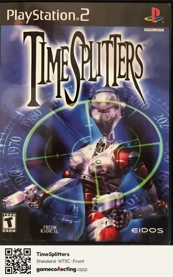 TimeSplitters PlayStation 2, NTSC box front