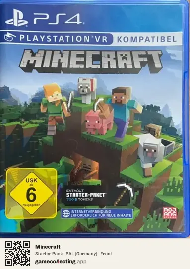 Minecraft PlayStation 4, Germany box front