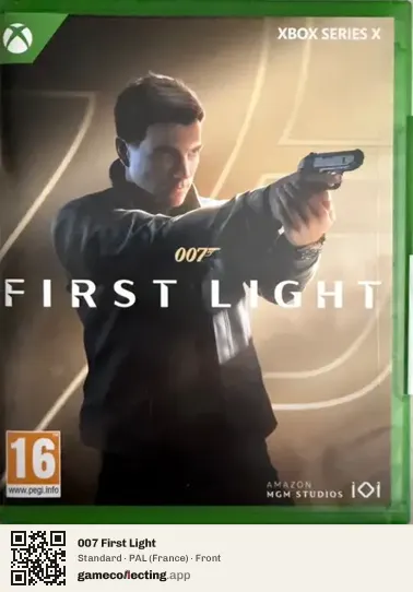 007 First Light Xbox Series X, France box front