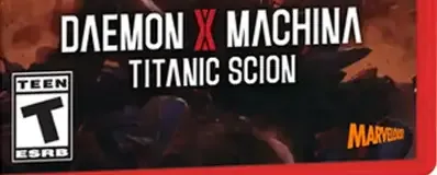 Daemon X Machina: Titanic Scion, the ESRB box on its front