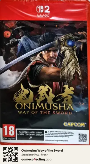 Onimusha: Way of the Sword Nintendo Switch 2, PAL box front