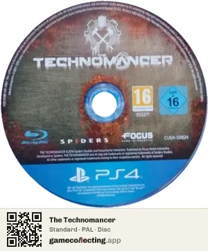 The Technomancer PlayStation 4, PAL disc