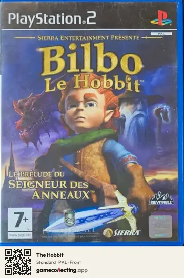 The Hobbit PlayStation 2, PAL box front