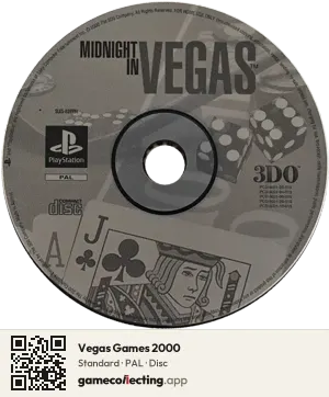 Vegas Games 2000 PlayStation, PAL disc