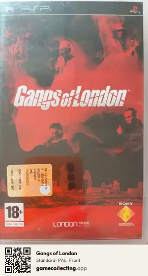 Gangs of London PlayStation Portable, PAL box front