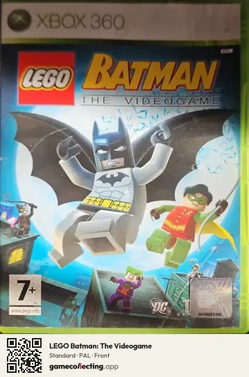LEGO Batman: The Videogame Xbox 360, PAL box front