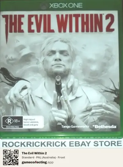 The Evil Within 2 Xbox One, Australia box front