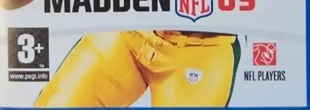 Madden NFL 09, the PEGI square on its front