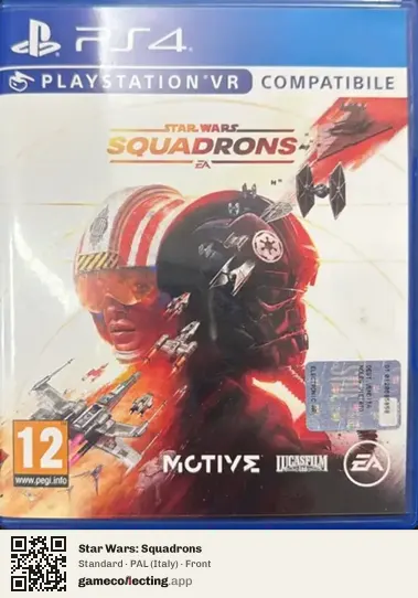 Star Wars: Squadrons PlayStation 4, Italy box front