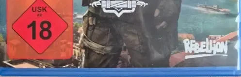Sniper Elite 4, the USK square on its front