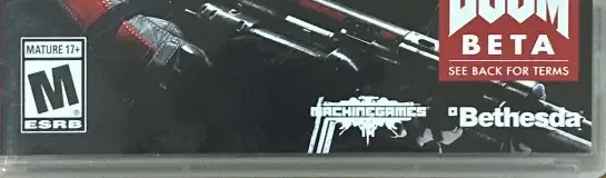 Wolfenstein: The New Order, the ESRB box on its front