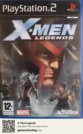 X-Men Legends PlayStation 2, France box front