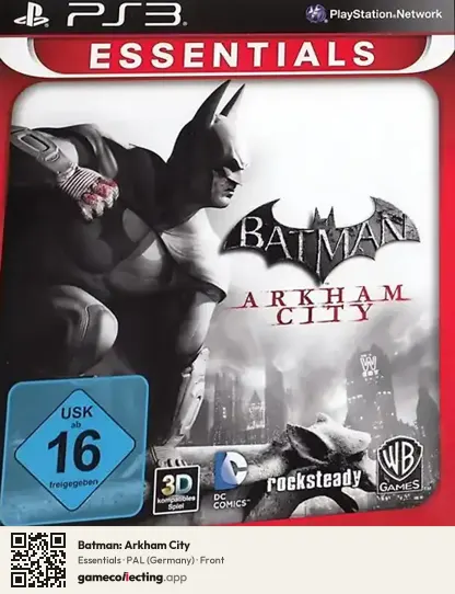 Batman: Arkham City PlayStation 3, Germany box front