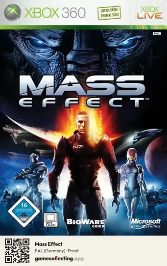 Mass Effect Xbox 360, Germany box front