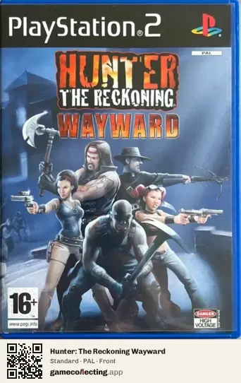 Hunter: The Reckoning Wayward PlayStation 2, PAL box front