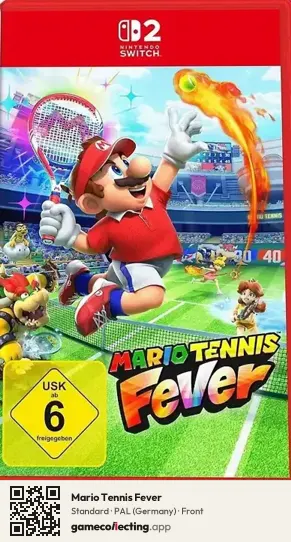 Mario Tennis Fever Nintendo Switch 2, Germany box front
