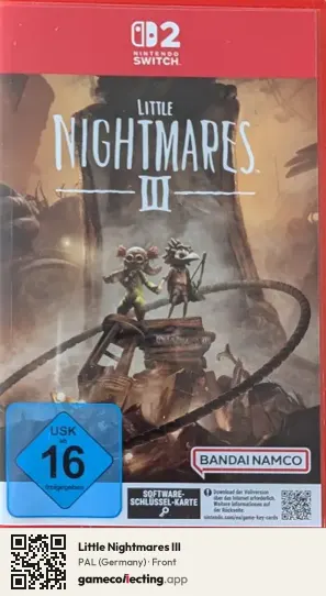 Little Nightmares III Nintendo Switch 2, Germany box front