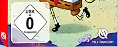 SpongeBob SquarePants: Krusty Cook-Off, the USK square on its front
