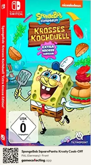 SpongeBob SquarePants: Krusty Cook-Off Nintendo Switch, Germany box front
