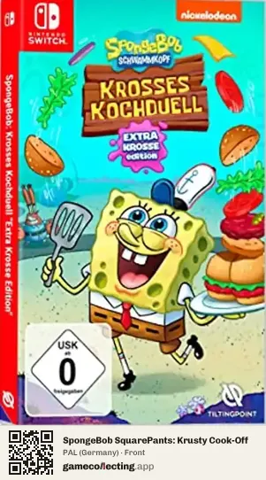 SpongeBob SquarePants: Krusty Cook-Off Nintendo Switch, Germany box front