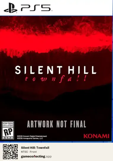 Silent Hill: Townfall PlayStation 5, NTSC box front