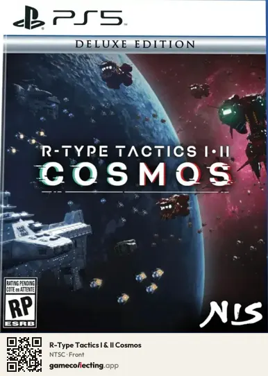 R-Type Tactics I & II Cosmos PlayStation 5, NTSC box front