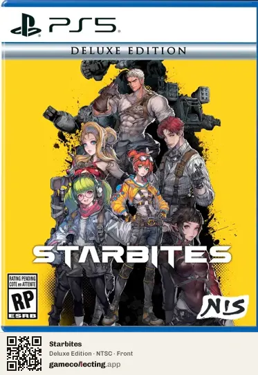 Starbites PlayStation 5, NTSC box front