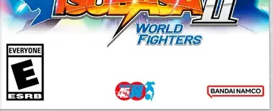 Captain Tsubasa 2: World Fighters, the ESRB box on its front