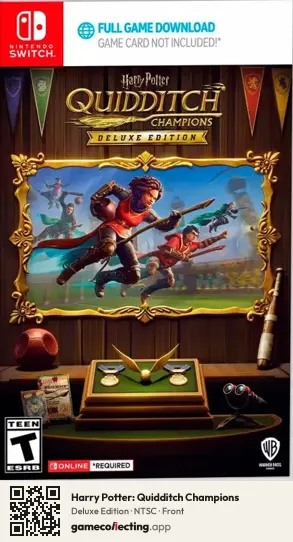 Harry Potter: Quidditch Champions Nintendo Switch, NTSC box front