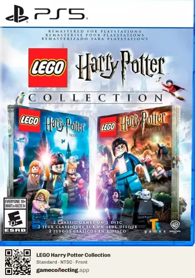 LEGO Harry Potter Collection PlayStation 5, NTSC box front